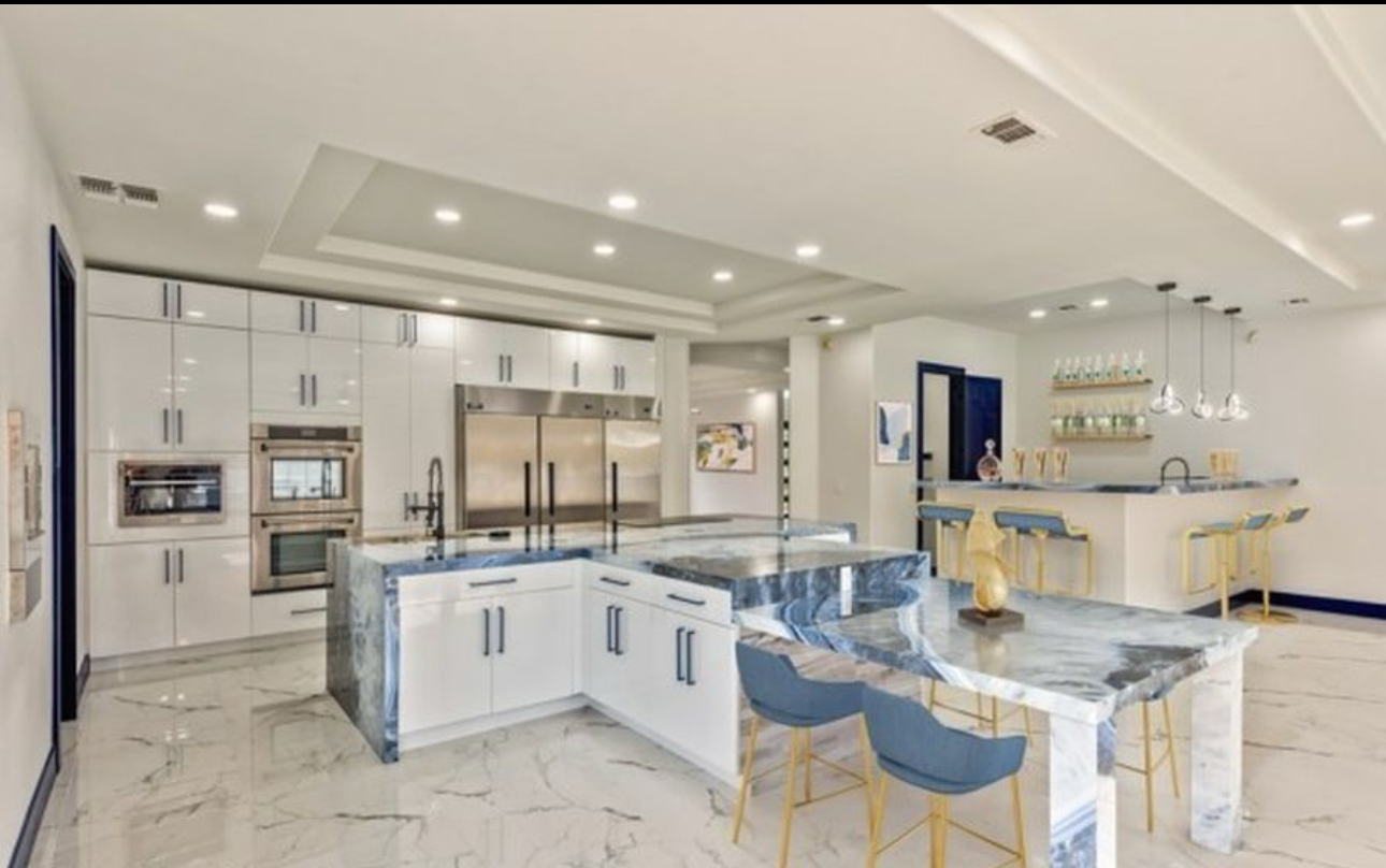 Custom kitchen remodel in Malibu, CA